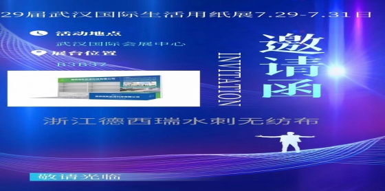 德西瑞参加第29届生活用纸国际科技展览会圆满完成